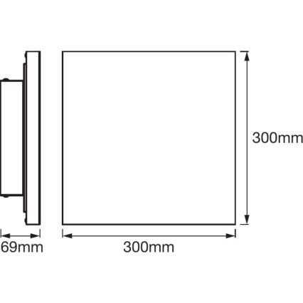 Ledvance - LED RGB Hämardatav laevalgusti SMART+ FRAMELESS LED/20W/230V Wi-Fi 3000K-6500K