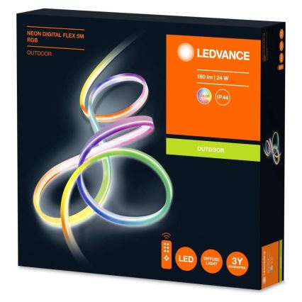 Ledvance - LED RGB Hämardatav väliriba FLEX 5m LED/23W/230V IP44 + Pult