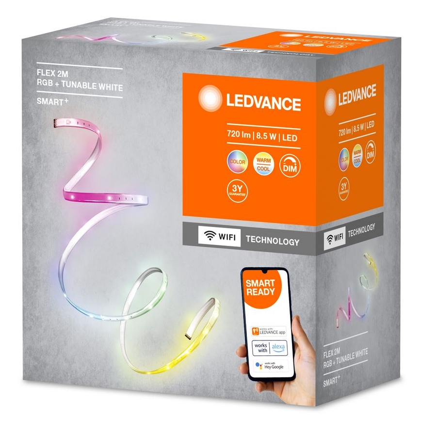 Ledvance - LED RGB+TW Hämardatav valgusriba SMART+ FLEX 2m LED/8,5W/230V Wi-Fi
