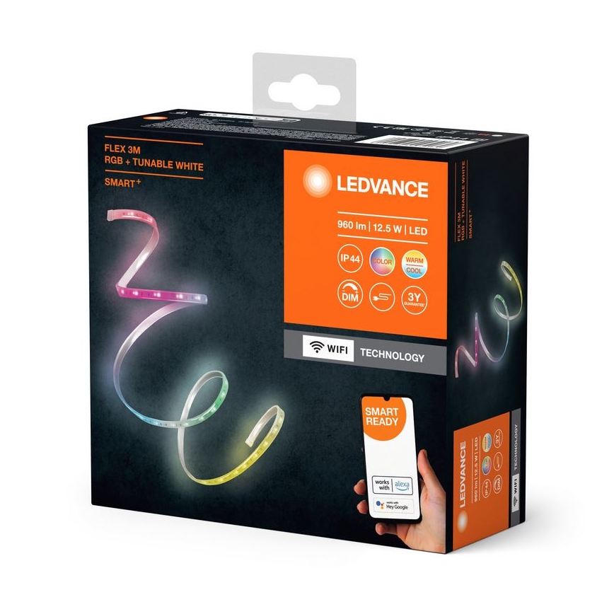 Ledvance - LED RGB+TW Hämardatav väli riba FLEX 3m LED/12,5W/230V 2700-6500K IP44 Wi-Fi
