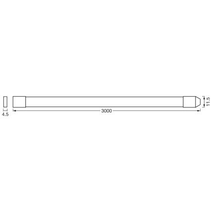 Ledvance - LED RGB+TW Hämardatav väli riba FLEX 3m LED/12,5W/230V 2700-6500K IP44 Wi-Fi