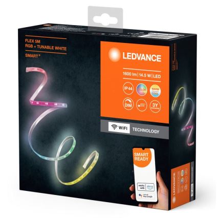 Ledvance - LED RGB+TW Hämardatav väli riba FLEX 5m LED/14,5W/230V 2700-6500K IP44 Wi-Fi