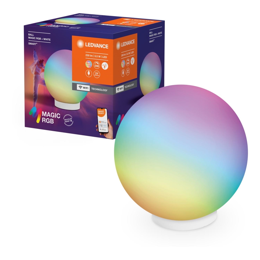Ledvance - LED RGBW Hämardatav laetav laualamp SMART+ MAGIC LED/3,5W/5V 2200-6500K Wi-Fi