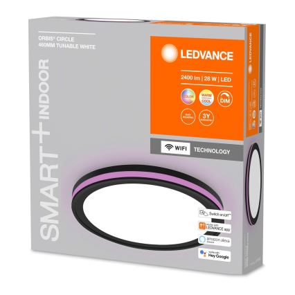 Ledvance -LED RGBW Hämardatav laevalgusti SMART+ CIRCLE LED/28W/230V Wi-Fi