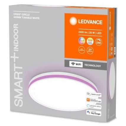 Ledvance - LED RGBW Hämardatav laevalgusti SMART+ CIRCLE LED/28W/230V 3000-6500K Wi-Fi