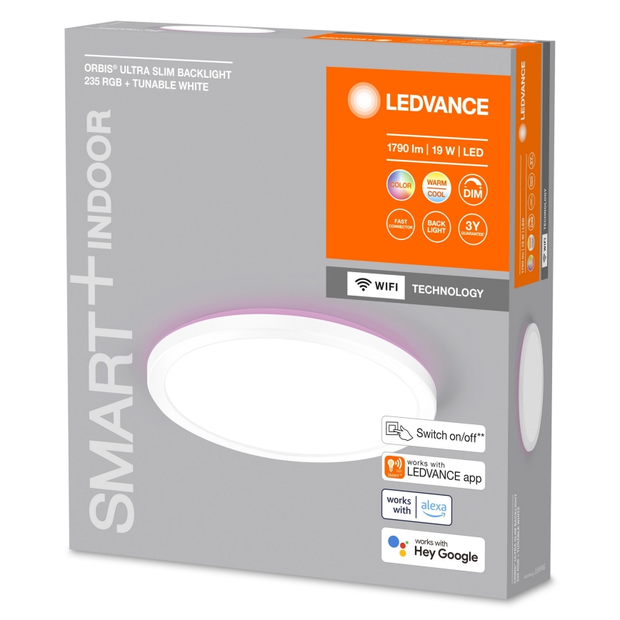 Ledvance - LED RGBW Hämardatav laevalgusti SMART+ ORBIS LED/19W/230V 2700-6500K Wi-Fi