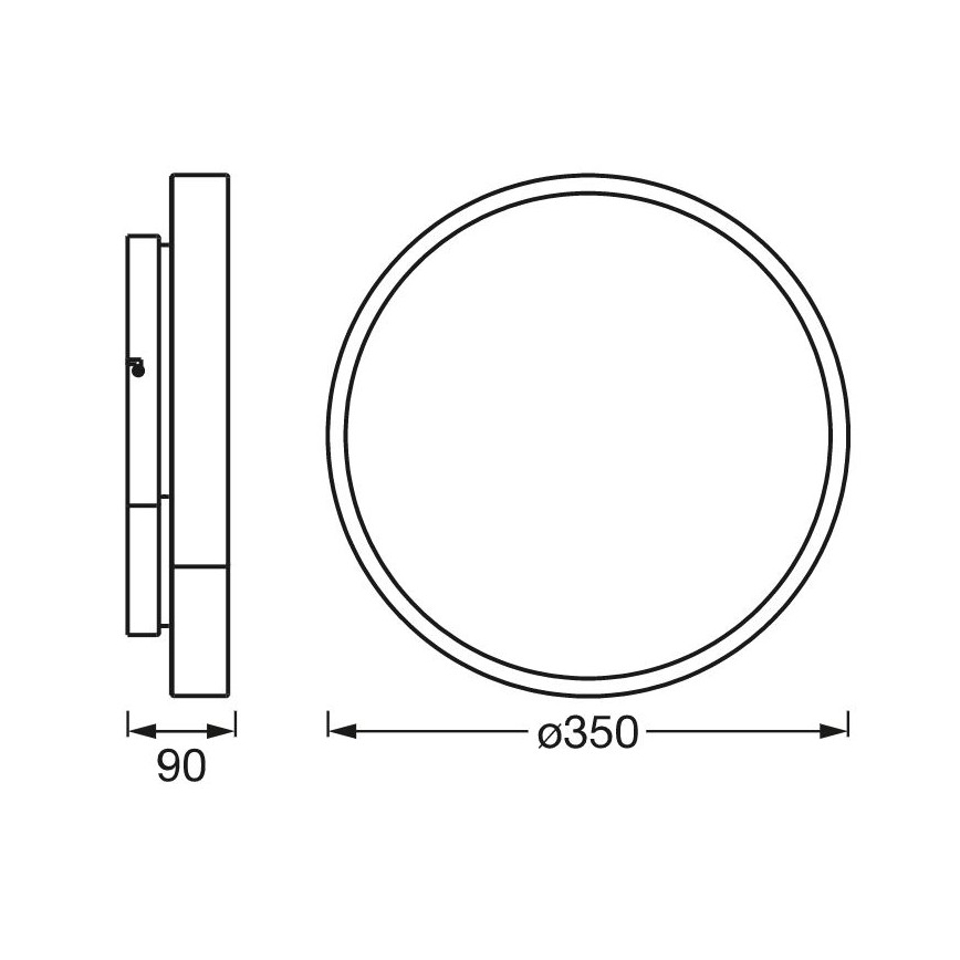 Ledvance - LED RGBW Hämardatav laevalgusti SMART+ ORBIS LED/28W/230V 3000-6500K Wi-Fi