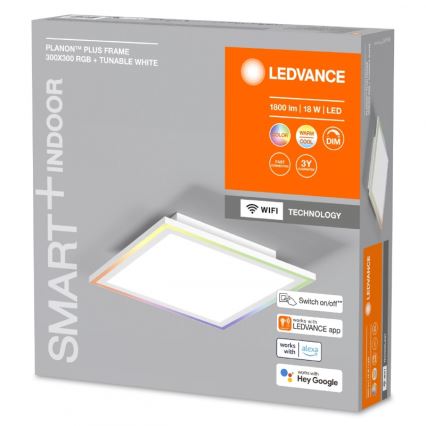 Ledvance - LED RGBW Hämardatav laevalgusti SMART+ PLANON LED/18W/230V 2700-6500K Wi-Fi