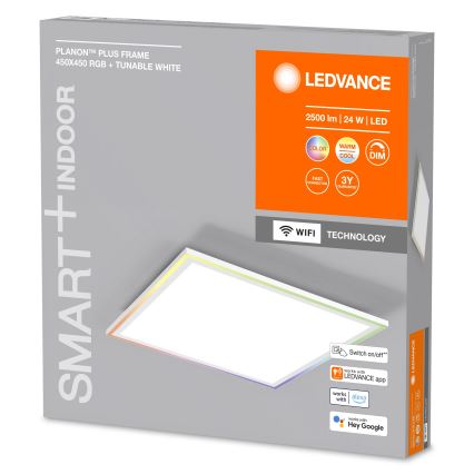 Ledvance - LED RGBW Hämardatav laevalgusti SMART+ PLANON LED/24W/230V 2700-6500K Wi-Fi