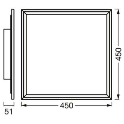 Ledvance - LED RGBW Hämardatav laevalgusti SMART+ PLANON LED/24W/230V 2700-6500K Wi-Fi