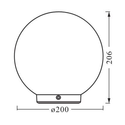 Ledvance - LED RGBW Hämardatav laetav laualamp SMART+ MAGIC LED/3,5W/5V 2200-6500K Wi-Fi
