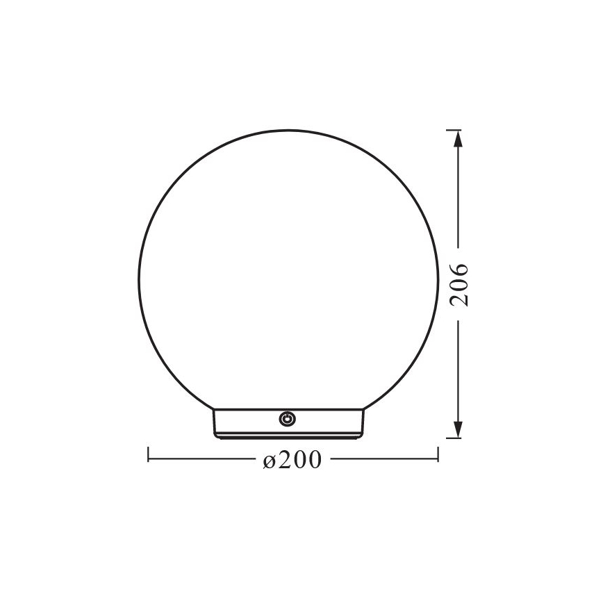 Ledvance - LED RGBW Hämardatav laetav laualamp SMART+ MAGIC LED/3,5W/5V 2200-6500K Wi-Fi