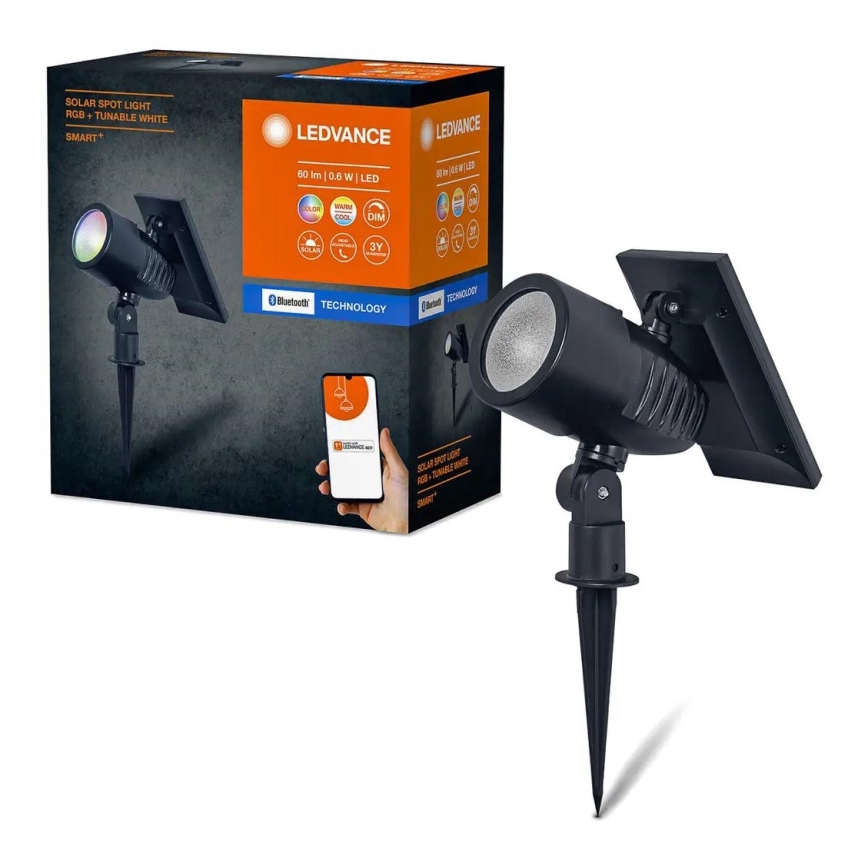Ledvance - LED RGBW Hämardatav päikesepaneeliga valgusti SMART+ SOLAR LED/0,6W/3,7V 2000 mAh 3000-6500K IP44