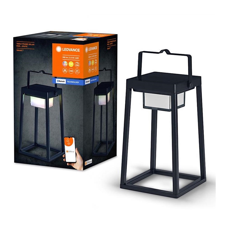 Ledvance - LED RGBW Hämardatav päikesepaneeliga valgusti SMART+ TABLE LED/2,5W/3,7V 2200 mAh IP44
