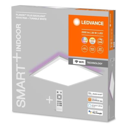 Ledvance - LED RGBW hämardatav paneel SMART+ PLANON LED/28W/230V 45x45 cm Wi-Fi + kaugjuhtimispult