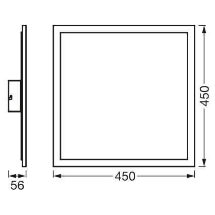 Ledvance - LED RGBW Hämardatav paneel SMART+ PLANON LED/28W/230V 3000-6500K Wi-Fi + pult