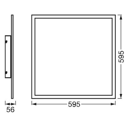 Ledvance - LED RGBW Hämardatav paneel SMART+ PLANON LED/40W/230V 3000-6500K Wi-Fi + pult