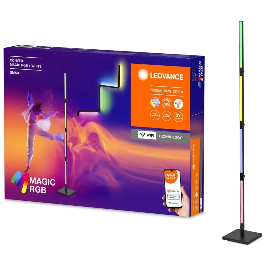 Ledvance - LED RGBW Hämardatav põrandalamp 2in1 SMART+ MAGIC LED/24W/230V Wi-Fi