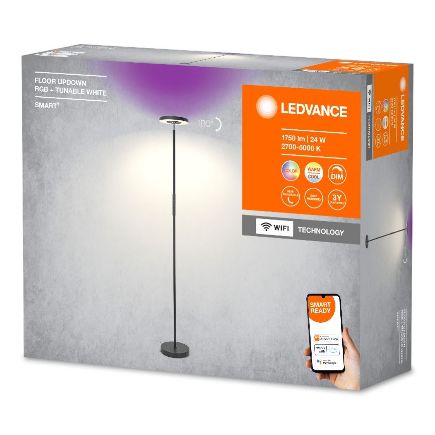 Ledvance - LED RGBW Hämardatav põrandalamp SMART+ FLOOR LED/13,5W/230V 2700-5000K Wi-Fi