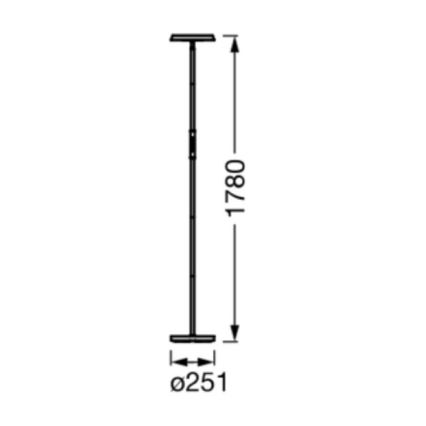 Ledvance - LED RGBW Hämardatav põrandalamp SMART+ FLOOR LED/13,5W/230V 2700-5000K Wi-Fi