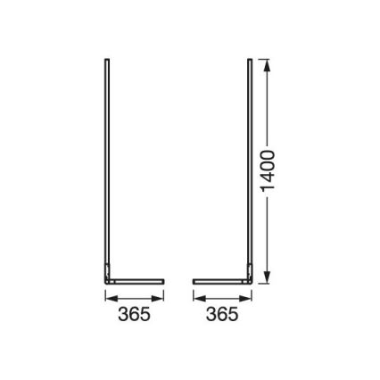 Ledvance - LED RGBW Hämardatav põrandalamp SMART+ FLOOR LED/14W/230V 2700-6500K Wi-Fi + pult