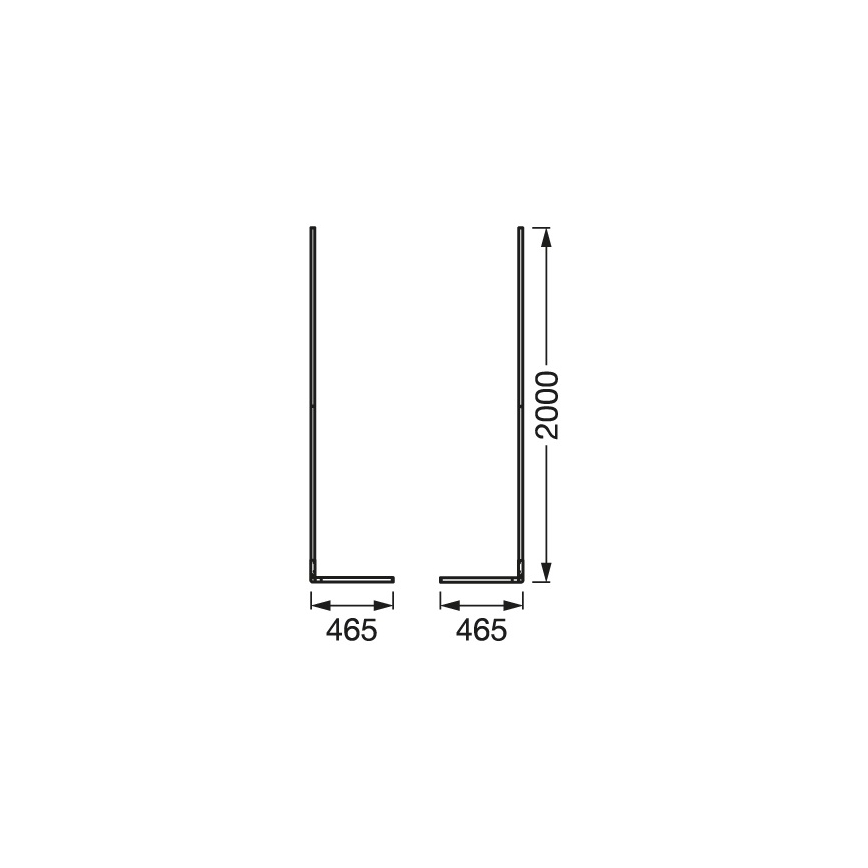 Ledvance - LED RGBW Hämardatav põrandalamp SMART+ FLOOR LED/20W/230V 2700-6500K Wi-Fi valge + pult
