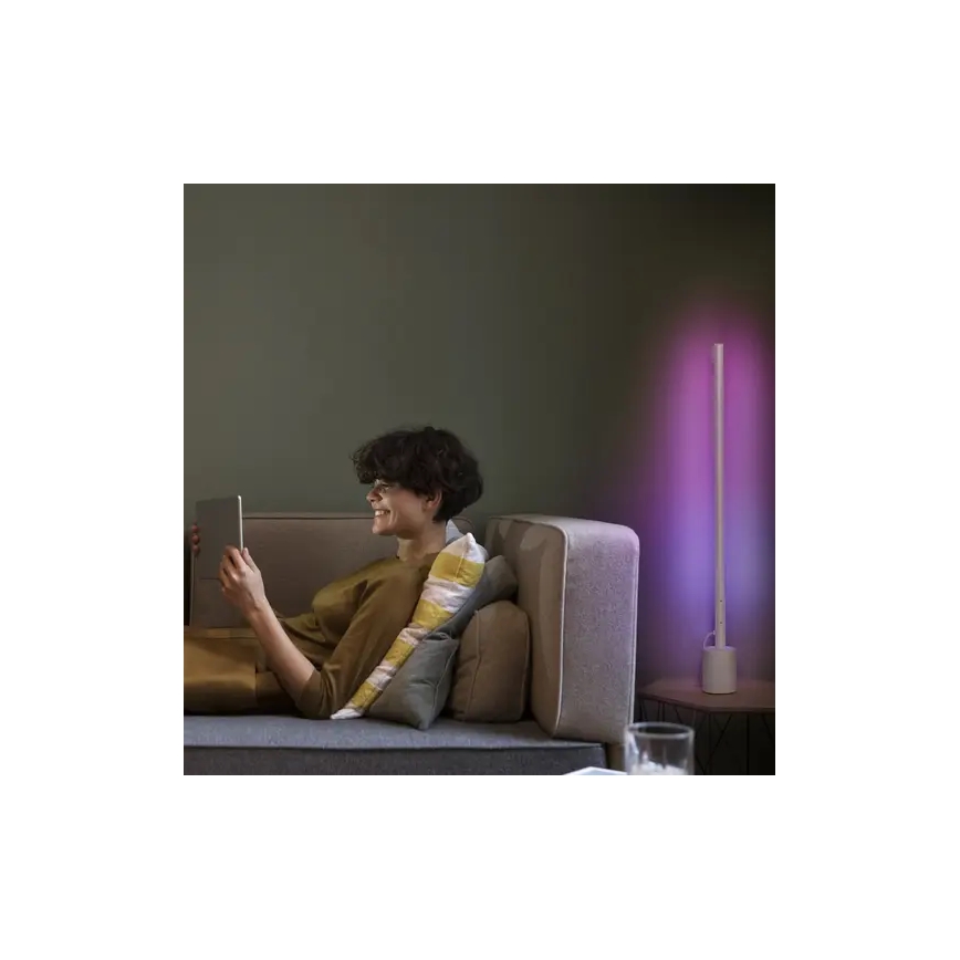 Ledvance - LED RGBW Hämardatav põrandalamp SMART+ FLOOR LED/8W/230V 2700-6500 Wi-Fi valge + pult