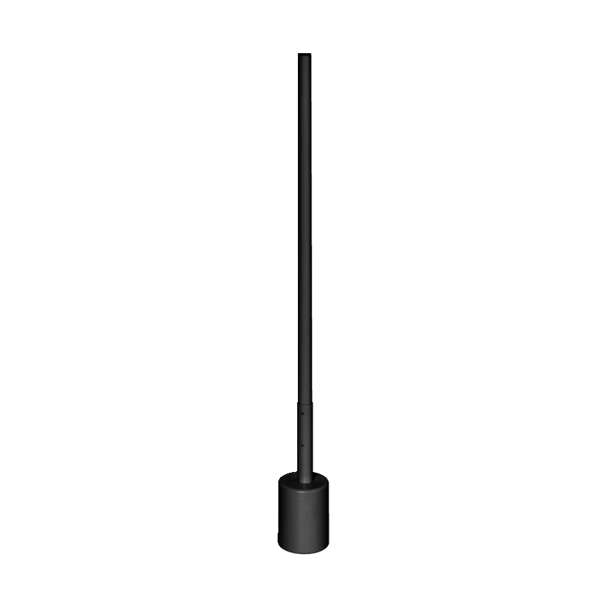 Ledvance - LED RGBW Hämardatav põrandalamp SMART+ FLOOR LED/8W/230V 2700-6500K Wi-Fi must + pult