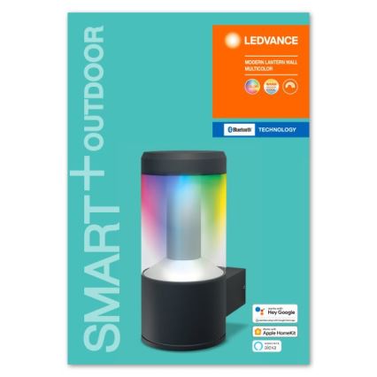 Ledvance -LED RGBW Hämardatav seinavalgusti SMART+ MODERN LED/12W/230V IP44 BT