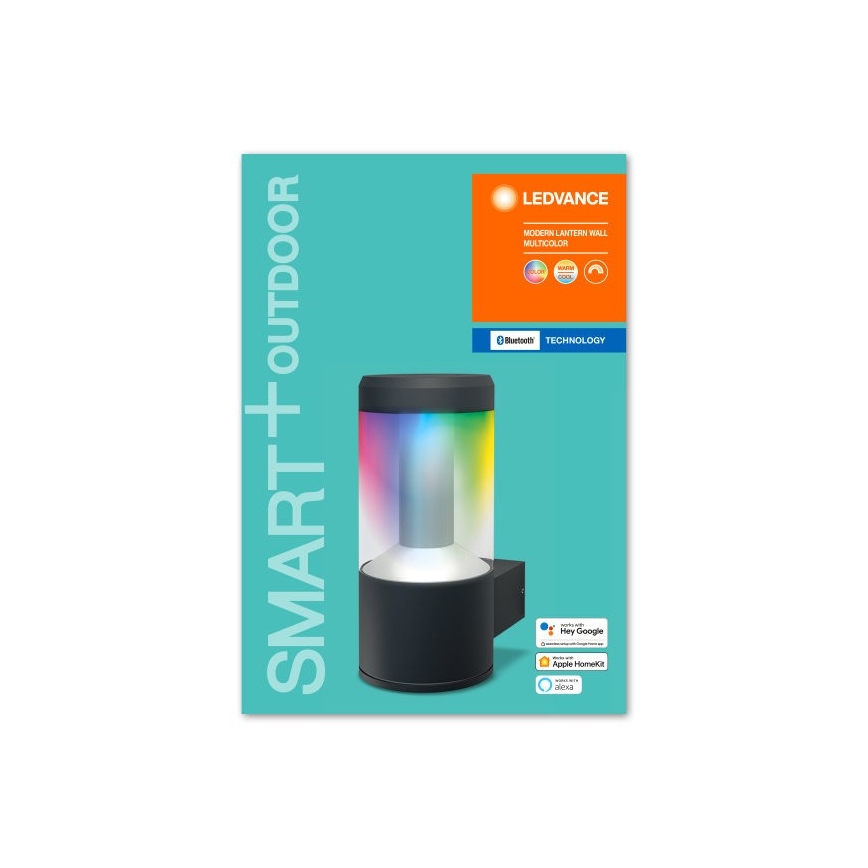 Ledvance -LED RGBW Hämardatav seinavalgusti SMART+ MODERN LED/12W/230V IP44 BT
