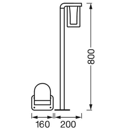 Ledvance - LED RGBW Hämardatav välivalgusti SMART+ CASCADE LED/10W/230V Wi-Fi IP44