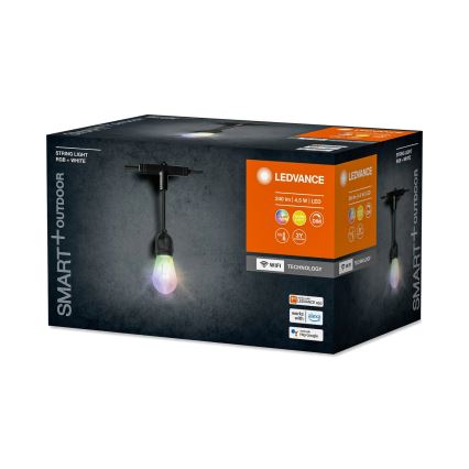 Ledvance - LED RGBW Hämardatav väli valguskett SMART+ STRING 12xLED/0,37W/230V IP44 Wi-Fi