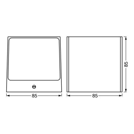 Ledvance - LED RGBW Hämardatav väli seinavalgusti SMART+ BRICK LED/14W/230V Wi-Fi IP44