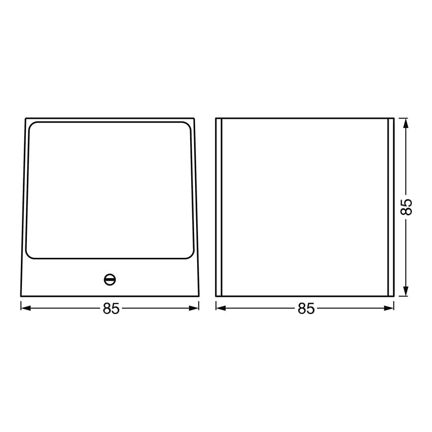 Ledvance - LED RGBW Hämardatav väli seinavalgusti SMART+ BRICK LED/14W/230V Wi-Fi IP44