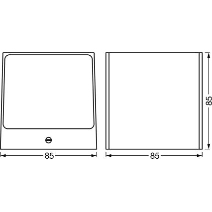 Ledvance - LED RGBW Hämardatav väli seinavalgusti BRICK LED/14W/230V Wi-Fi IP44