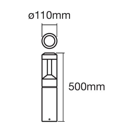 Ledvance - LED RGBW Hämardatav välivalgusti SMART+ MODERN LED/12W/230V IP44 BT