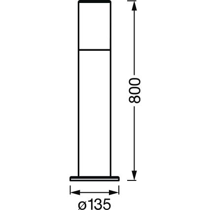 Ledvance - LED RGBW Hämardatav välivalgusti SMART+ PIPE LED/10W/230V Wi-Fi IP44