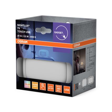 Ledvance - LED RGBW puutejuhtimisega laste öölamp TOUCH LED/2,5W/5V