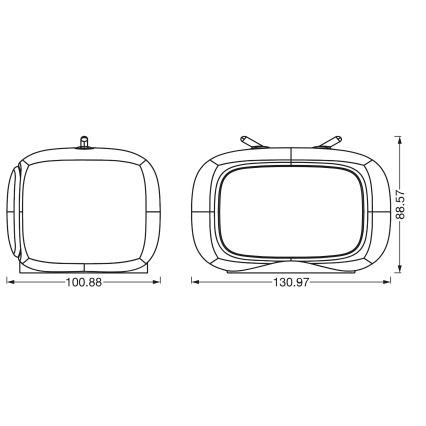 Ledvance - LED RGBW puutejuhtimisega laste öölamp TOUCH LED/2,5W/5V