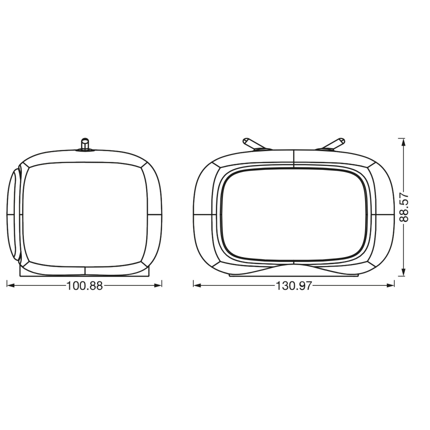 Ledvance - LED RGBW puutejuhtimisega laste öölamp TOUCH LED/2,5W/5V