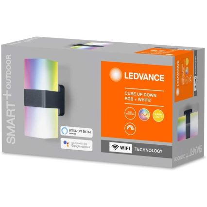 Ledvance - LED RGBW Väli seinavalgusti SMART+ CUBE LED/13,5W/230V IP44 Wi-Fi