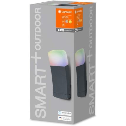 Ledvance - LED RGBW Väli seinavalgusti SMART+ CURVE LED/9W/230V IP44 Wi-Fi