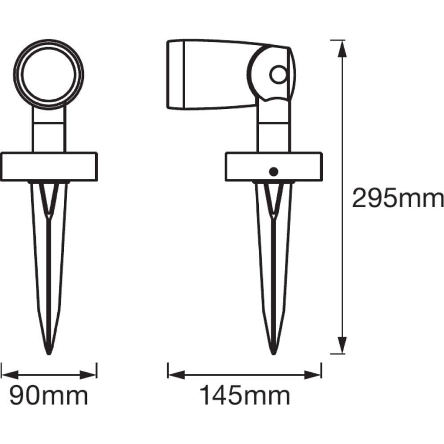 Ledvance - LED RGBW Välivalgusti SMART+ SPOT LED/4.5W/230V IP65 Wi-Fi