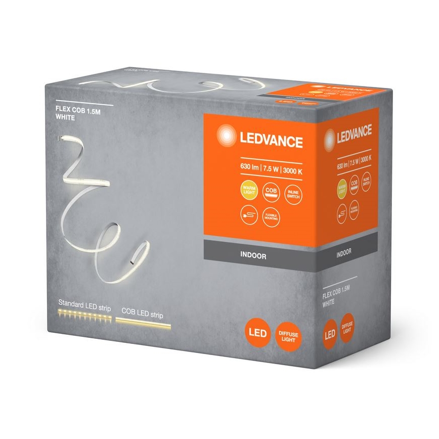 Ledvance - LED Riba FLEX COB 1,5m LED/7,5W/230V