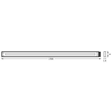 Ledvance - LED riba FLEX COB 1,5m LED/7,5W/230V