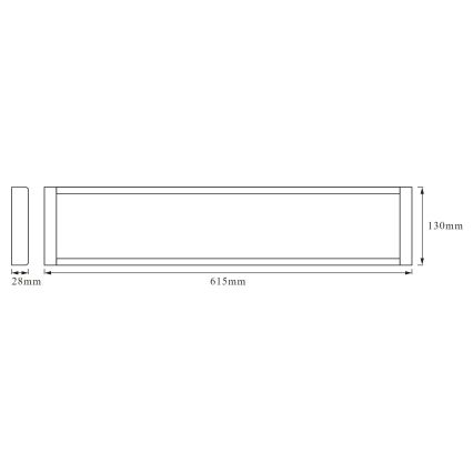 Ledvance - LED Rippvalgusti OFFICE LINE LED/25W/230V