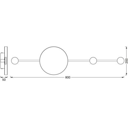 Ledvance - LED Seinavalgusti DECOR WOOD LED/6W/230V