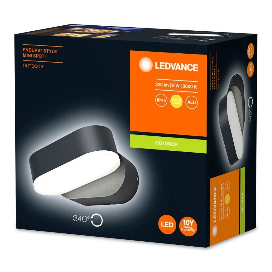 Ledvance - LED Seinavalgusti õue ENDURA LED/8W/230V IP44