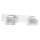 Ledvance - LED Seinavalgusti vannituppa ORBIS FLAME 2xLED/5,5W/230V 3000/4000K IP44 valge