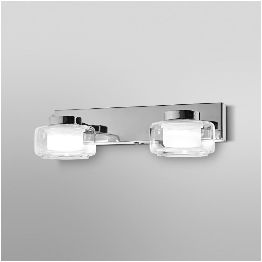 Ledvance - LED Seinavalgusti vannituppa ORBIS FLAME 2xLED/5,5W/230V 3000/4000K IP44 kroom